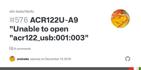 fake acr122u|unable to open acr122 usb.